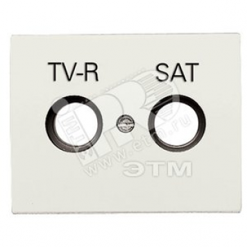 OLAS Накладка TV-R-SAT розетки белый жасмин (8450.1 BL)