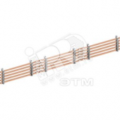 Шина 20x5 мм ширина=4 (ZX1095)