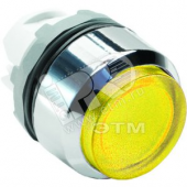 Кнопка MP4-21Y желтая с фикс с подсветкой (1SFA611103R2103)