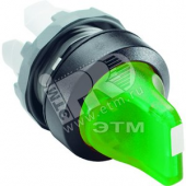 Переключатель M3SS1-11G зеленый 3 позиции короткая ручка