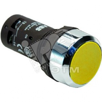 Кнопка CP2-30Y-01 желтая c фикс 1HЗ (1SFA619101R3043)