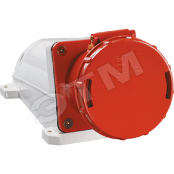 Розетка 133 стационарная 2Р+РЕ 63А 220В IP54 (PSR11-063-3)