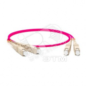 Патч-корд волоконно-оптический (шнур) MM 50/125(OM4) SC-SC 2мм duplex 10G/40 LSZH (3м)