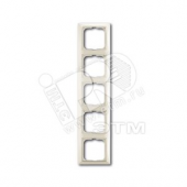 BASIC 55 Рамка 5 постов chalet-white (2515-96-507)