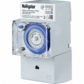 Таймер Navigator 61 560 NTR-A-D01-GR на DIN-рейку электромех. (61560)
