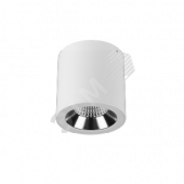 Светильник LED ВАРТОН DL-02 Tube накладной 100* 110 12W 4000K 35° RAL9005 черный матовый