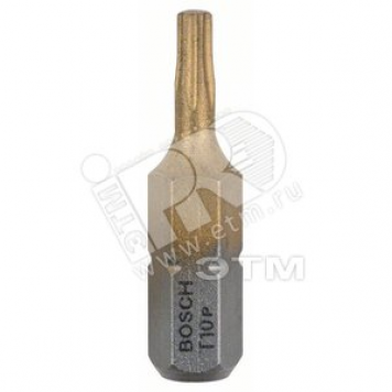 Насадка-бита Max Grip 25мм TORX T10 TIN (3шт) (2.607.001.688)