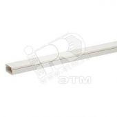 Миниканал 20х10 ПВХ белый RAL9010 (ETK20310)
