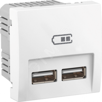Устройство зарядное 2хUSB 2.1A белый R9003 (ALB44378)