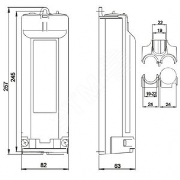 Соединительная коробка для сетей освещения EKM-2050FH-3D1-5S/U-I