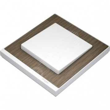 M-Pure Decor Рамка 1 пост дуб/бриллиантовый белый