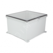 Корпус PolyBox 482 х 431 х 286 мм, петли, 2 винта, прозрачная крышка, PC, IP66 / IP68 / IP69