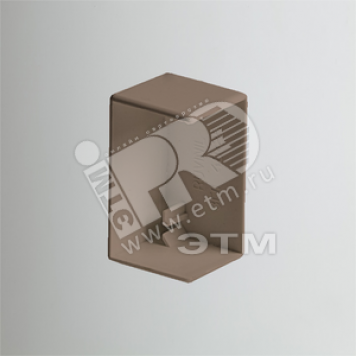 Заглушка для РКК-40х40 (коричневая)