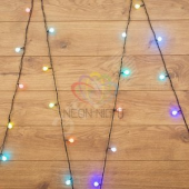 Гирлянда LED - шарики RGB d18мм 5м (303-549)