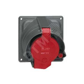 Розетка встраиваемая IP44 3К+З 400v 63А Hypra Pr (053603)