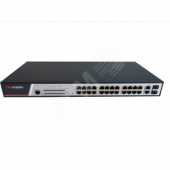Коммутатор POE 24 RJ45 100M PoE 2 комбо-порта (DS-3E2326P)