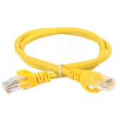 Шнур коммутационный кат. 6 UTP PVC 1м желтый