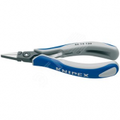 KNIPEX Прецизионные плоскогубцы захватные для электроники вороненые 135 mm, KN-3412130 (KN-3412130)