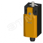 POSITION SWITCH WITH ROUNDED PLUNGER METAL ENCLOSURE, ACC. TO EN50047, ASISAFE INTEGRATED AS-I STATUS:1:F-IN1 , 2:F-IN2 3:AS-I/FAULT SLOW-ACTION CONTACTS 2NC, WITH M12 CONNECTOR 4-POLE CHANNEL 1 ON NC, CHANNEL 2 ON M12 SOCKET ON THE RIGHT