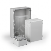 Cubo W 300 x 600 x 185, с петелями и замками, Вставка рамная, прозрачная крышка, PC, IP66 (WPCP306018T)