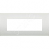 LivingLight Рамка AIR 7 постов Белый жемчуг (LNC4807PR)
